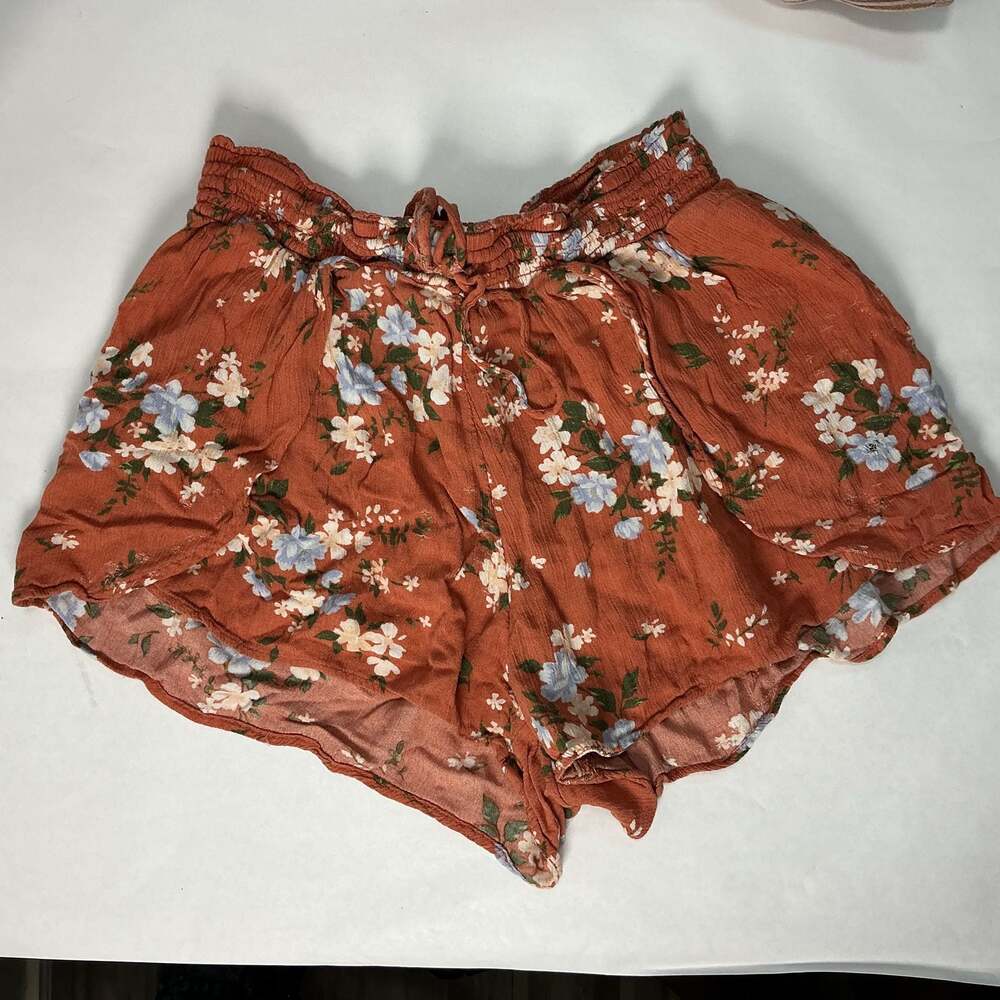 American Eagle Outfitters Floral Tulip Runner Shorts